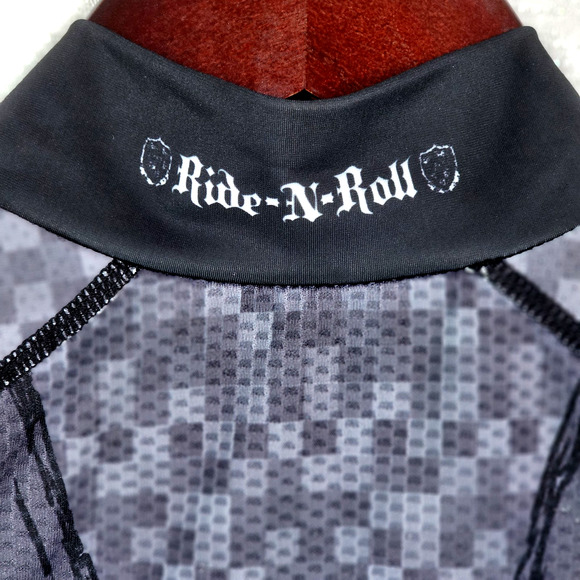 Louis Garneau Ride-N-Roll Cyclery Racing Team Cycling Jersey Vintage Full Zip M - Picture 10 of 13